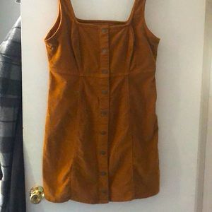 Women’s brown corduroy dress
